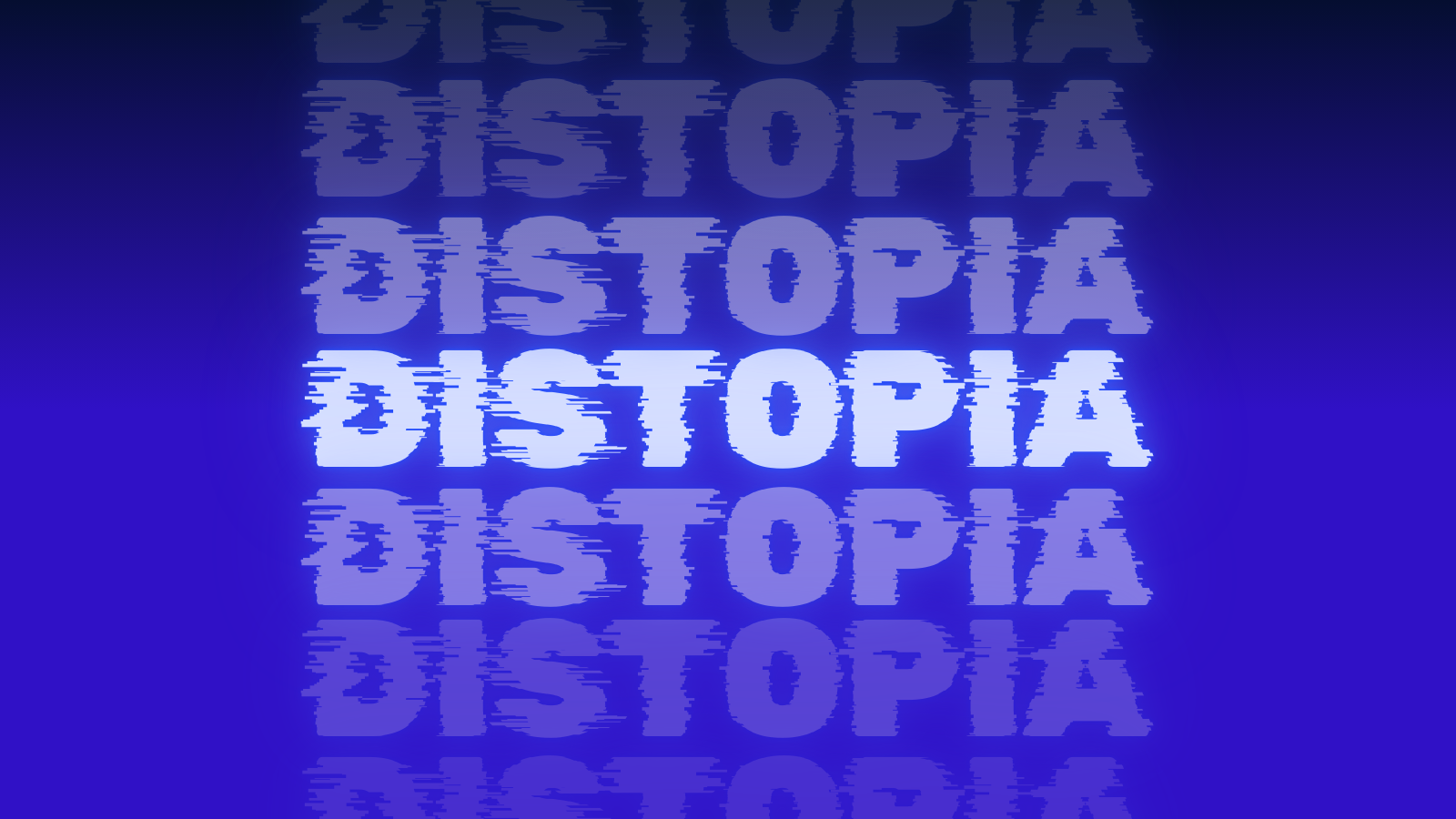 copertina di Distopie, film