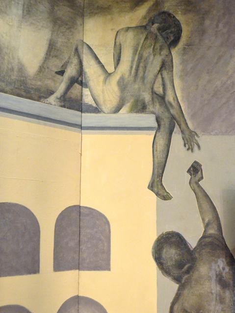Disegno preparatorio del murale "L'Eccidio di Marzabotto" - I. Rossi - Regione Emilia-Romagna - V.le A. Moro (BO)