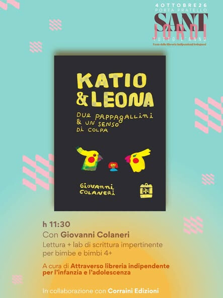Sant Jordi tutto l'anno! Festa delle librerie indipendenti bolognesi  ottobre 2026 2
