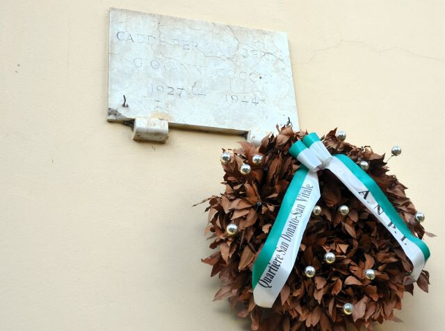 Lapide a ricordo di Giovanni Cocchi