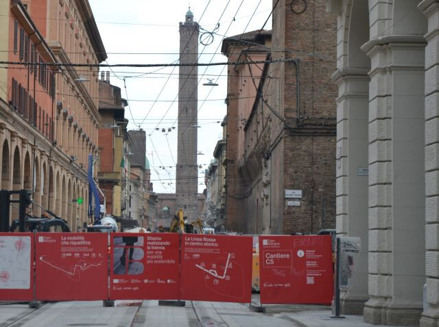 Il cantiere del tram