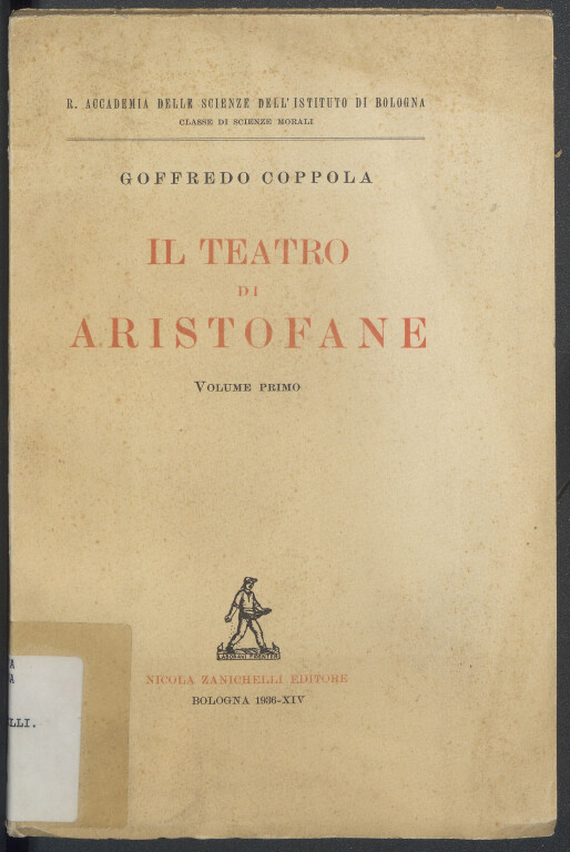 immagine di Il secondo volume sul teatro di Aristofane