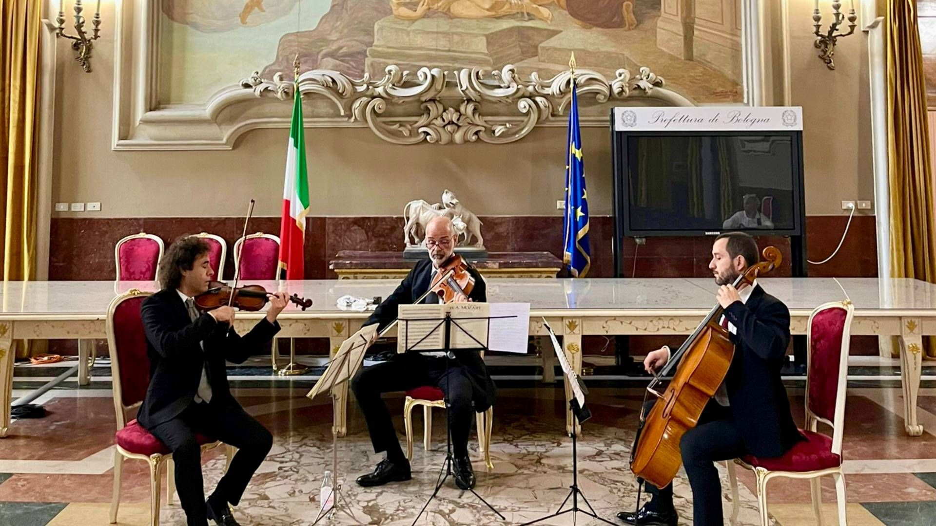 L'Orchestra Filarmonica a Palazzo Caprara