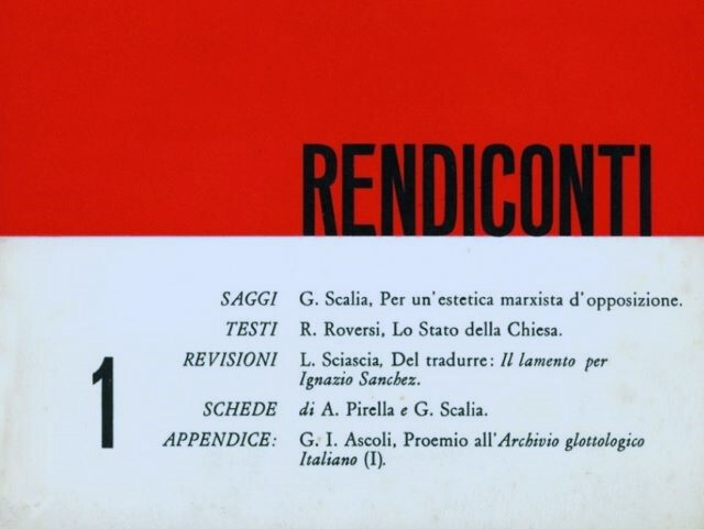 La rivista letteraria "Rendiconti"