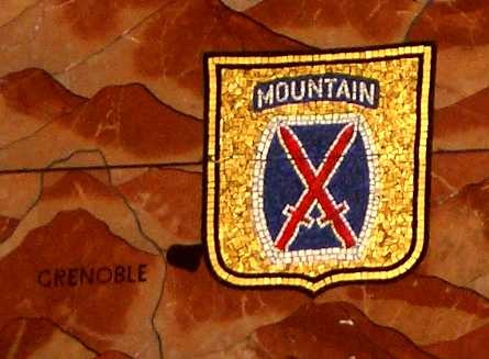 Stemma della 10th Mountain Division 