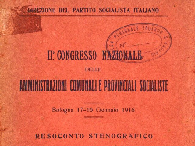 II Congresso nazionale delle amministrazioni comunali e provinciali socialiste
