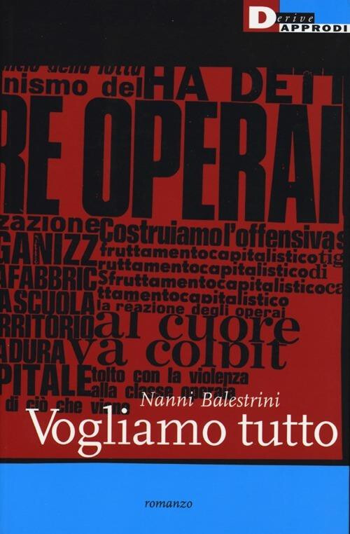 copertina di Nanni Balestrini, Vogliamo tutto, Roma, DeriveApprodi, 2004