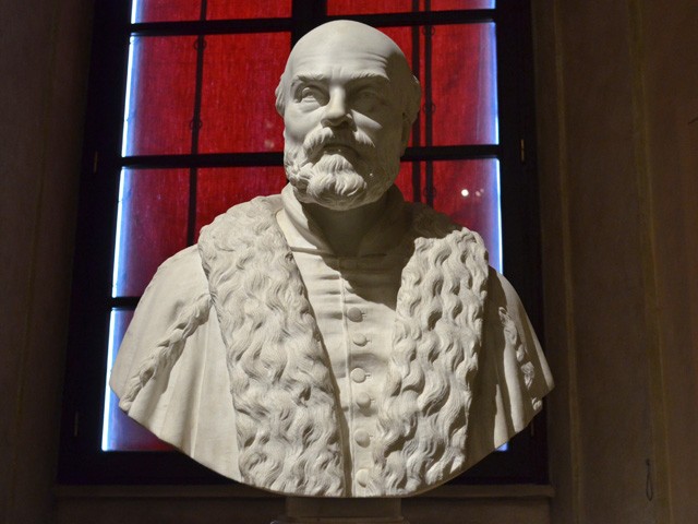 Busto ritratto di Ulisse Aldrovandi - Palazzo Poggi (BO)