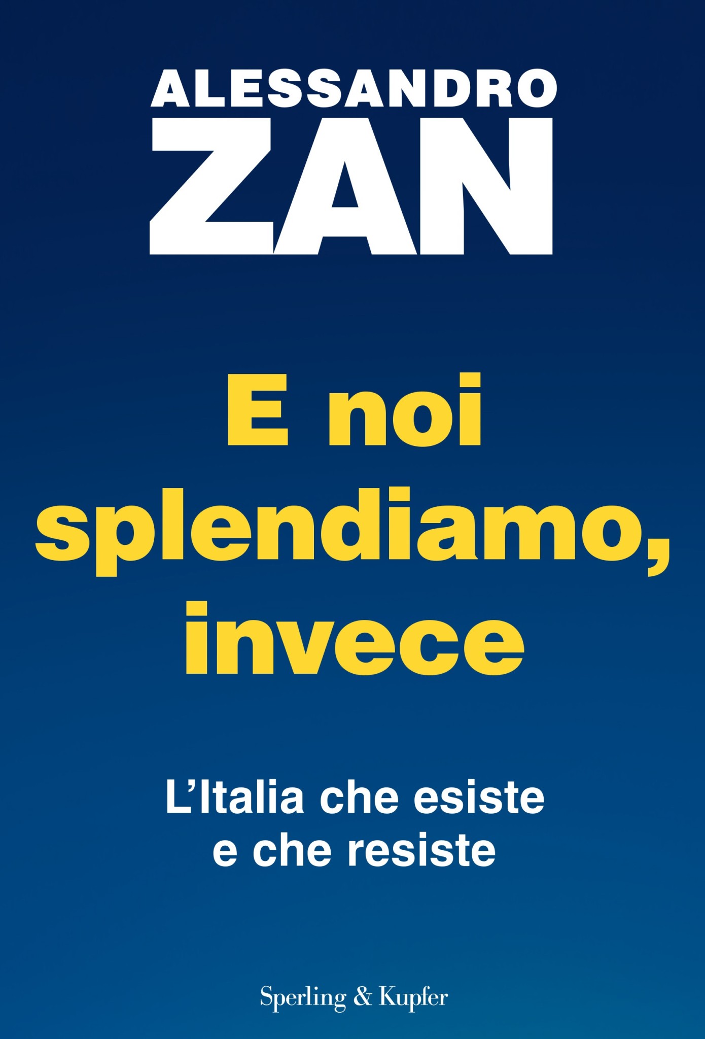 copertina di E noi splendiamo, invece