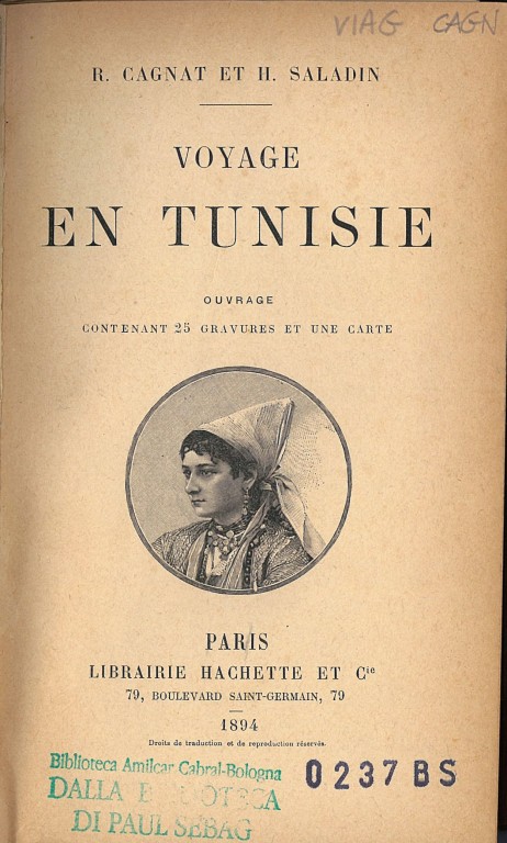 copertina di Voyage en Tunisie