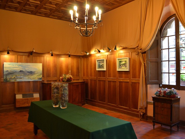 Una sala del castello Manservisi 