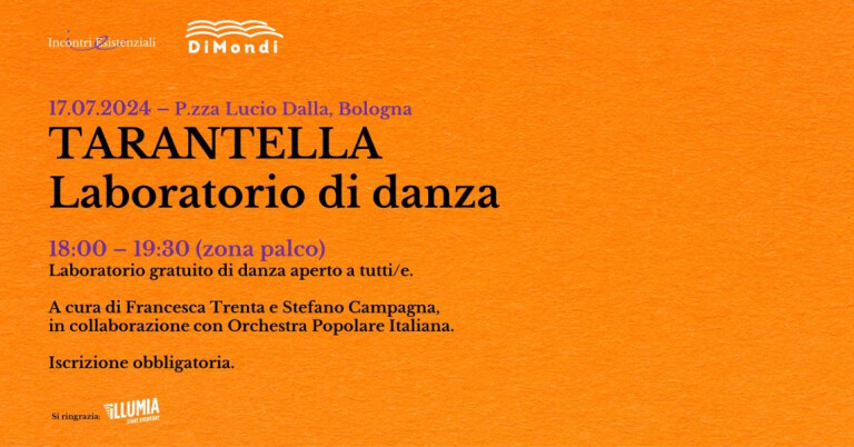 copertina di Tarantella. Laboratorio di danza