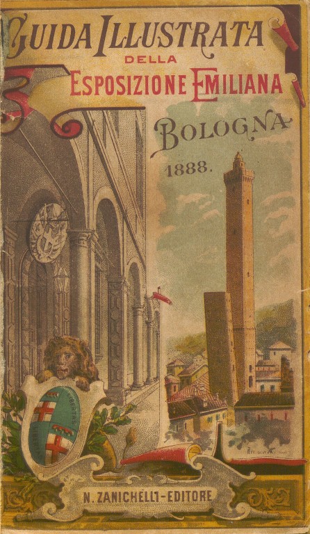 copertina di Guida illustrata della Esposizione emiliana. 1888