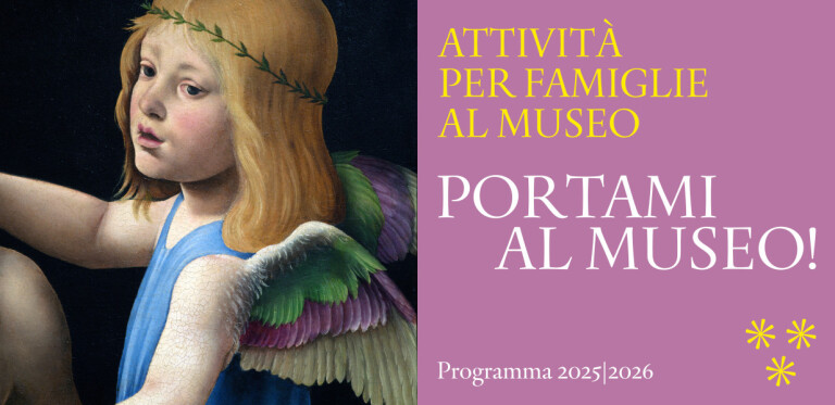 copertina di Portami al Museo! | Attività per famiglie in Pinacoteca