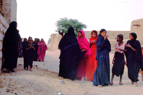 Donne tuareg nel villaggio di Ber - Mali - 1999