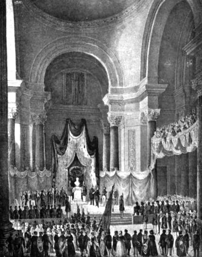 Inaugurazione del busto di Pio IX