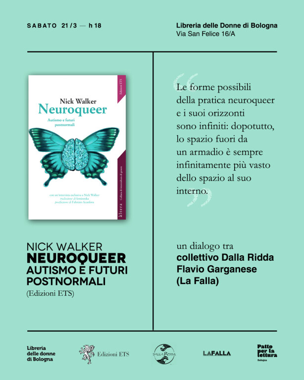 copertina di Neuroqueer. Autismo e futuri postnormali