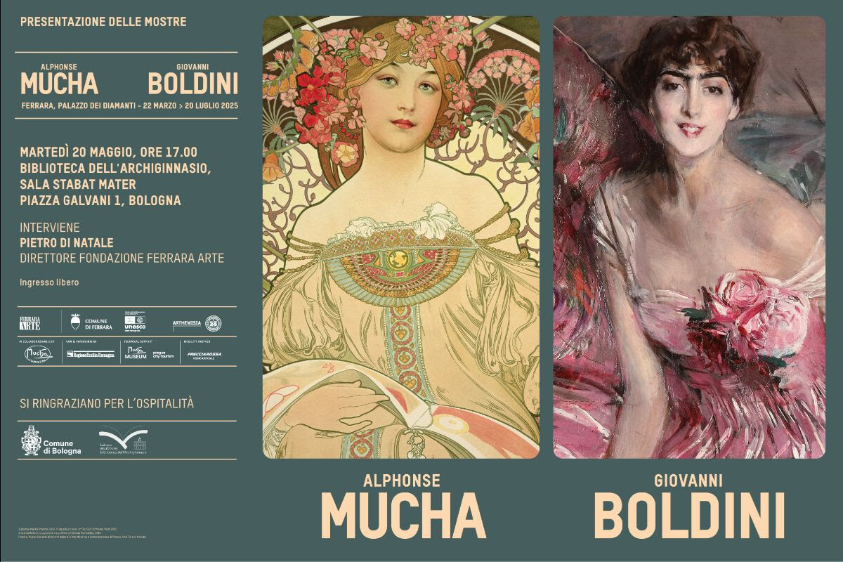 copertina di Alphonse Mucha e Giovanni Boldini