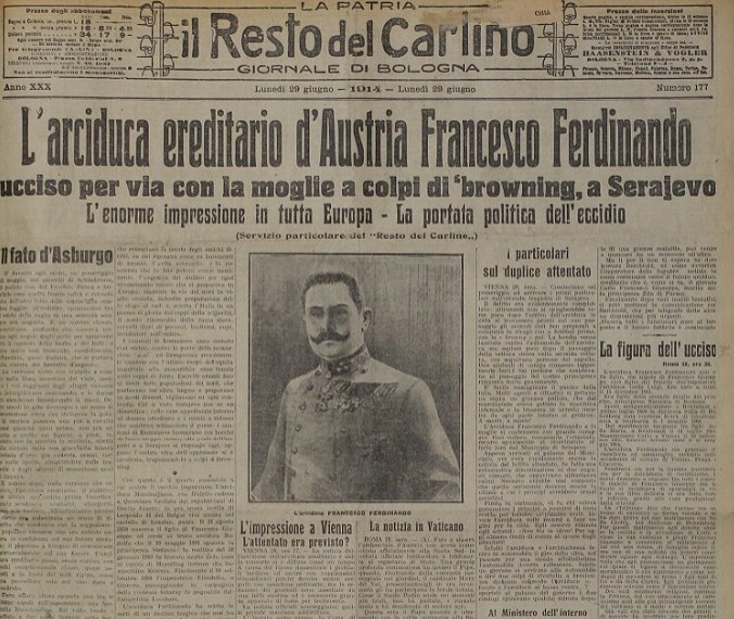 image of La Grande guerra sul Resto del Carlino
