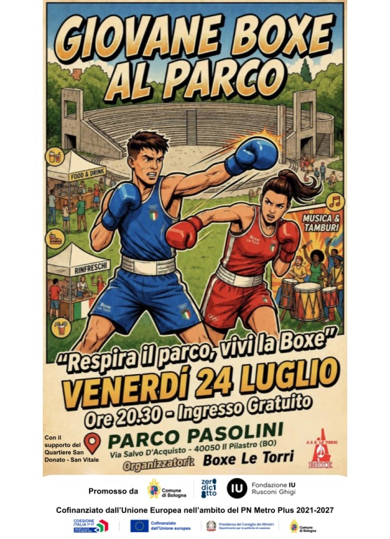 copertina di Giovane Boxe al Parco