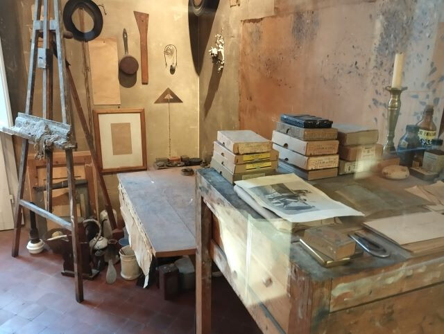 Lo studio di Giorgio Morandi