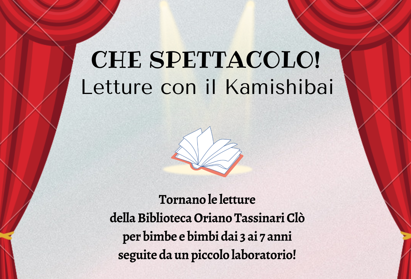 copertina di Che spettacolo! Letture con il Kamishibai