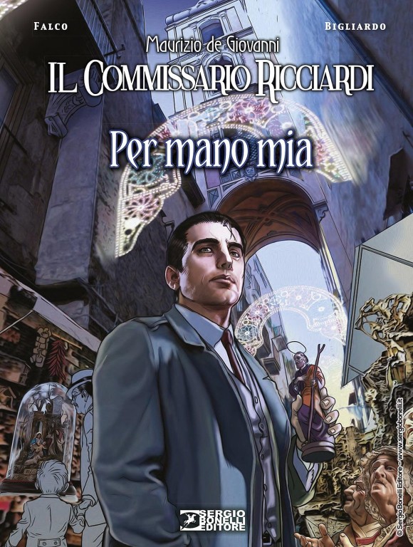 copertina di Maurizio De Giovanni, Il commissario Ricciardi: Per mano mia, Milano, Sergio Bonelli Editore, 2020