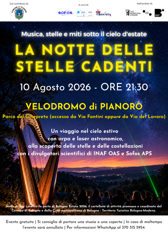 copertina di La notte delle stelle cadenti 