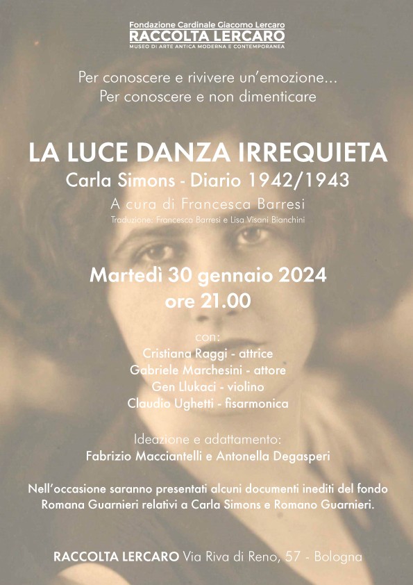 cover of La Luce Danza Irrequieta