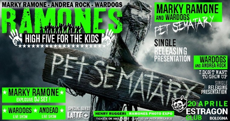 couverture de Marky Ramone +  Andrea Rock +  Wardogs | High Five For The Kids