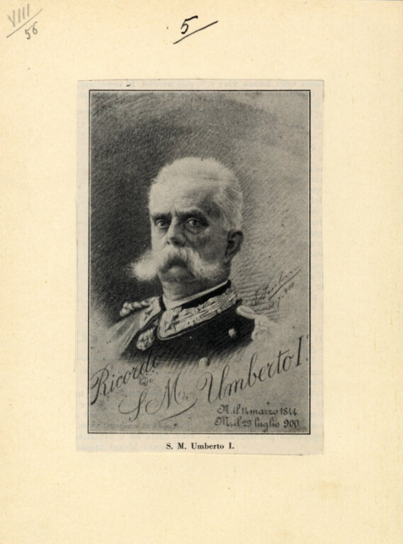 immagine di Re Umberto I di Savoia