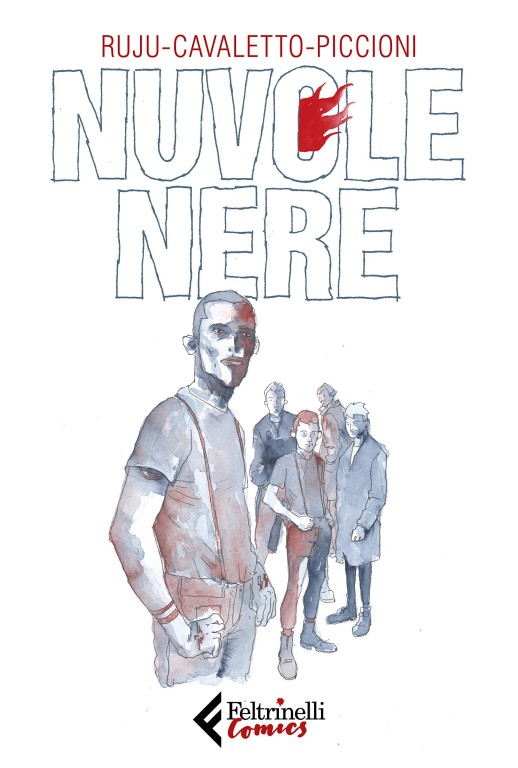 cover of Ruju, Cavaletto, Piccioni, Nuvole nere, Milano, Feltrinelli, 2019