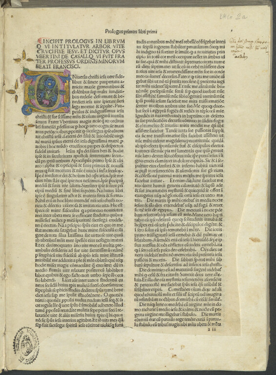 image of Ubertino da Casale, Arbor vitae crucifixae Iesu (1485)