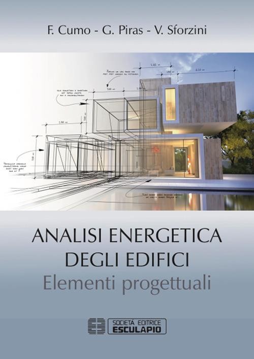 copertina di Analisi Energetica degli Edifici. Elementi Progettuali