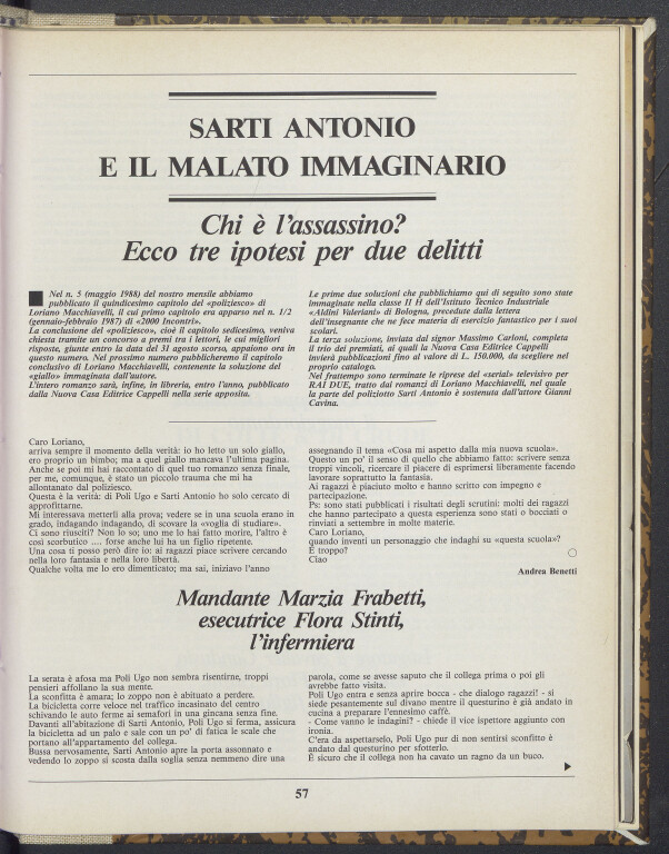 immagine di «2000 incontri», II (ottobre 1988), n. 10