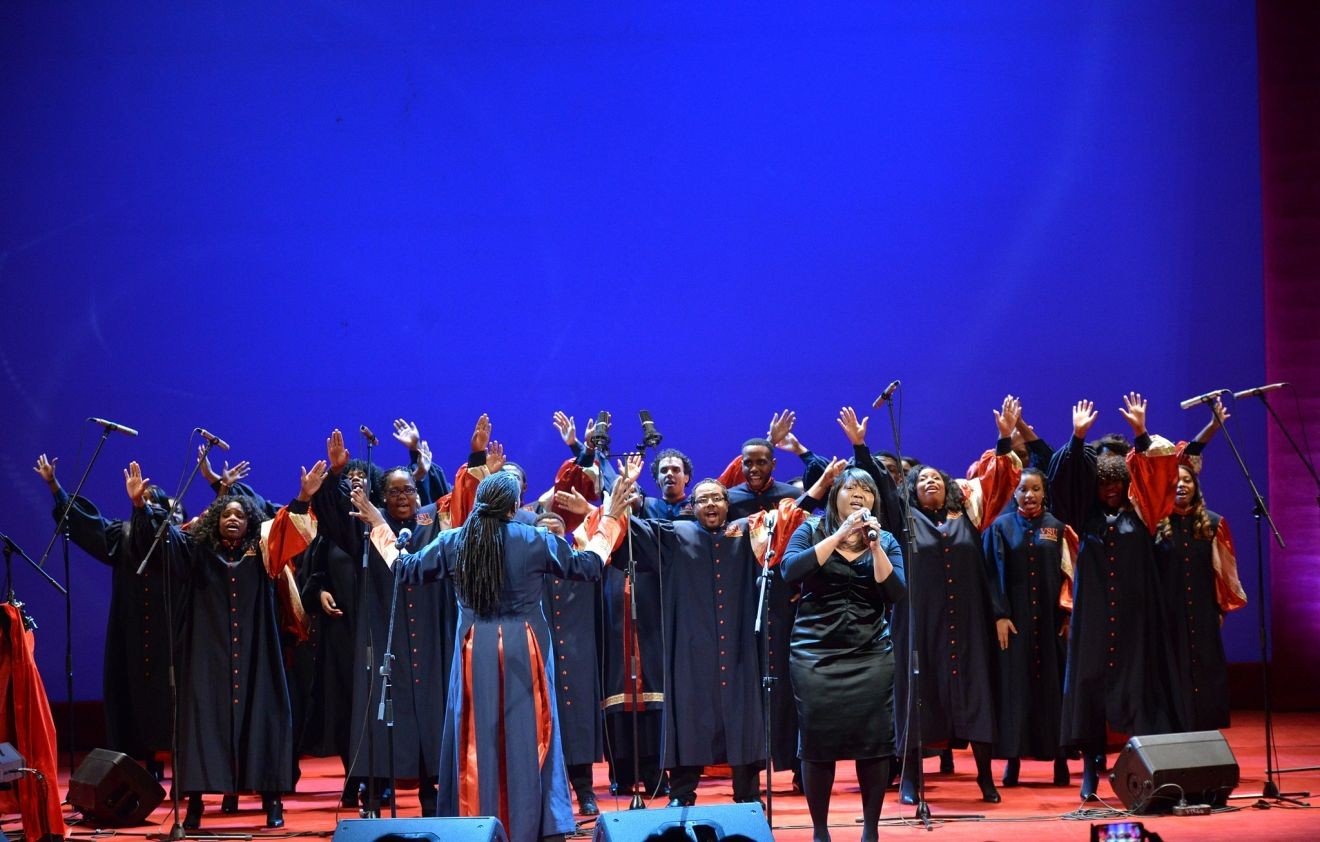 copertina di Virginia state gospel choir. La notte del gospel 2023