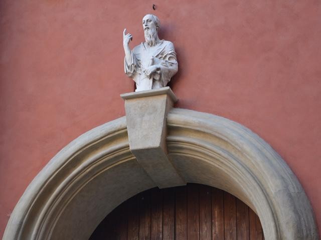 Chiesa di San Paolo Maggiore, particolare della facciata
