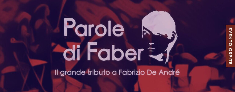 immagine di Parole di Faber.  Il grande tributo a Fabrizio De André