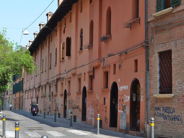 Le case dei mugnai in via Capo di Lucca (BO)
