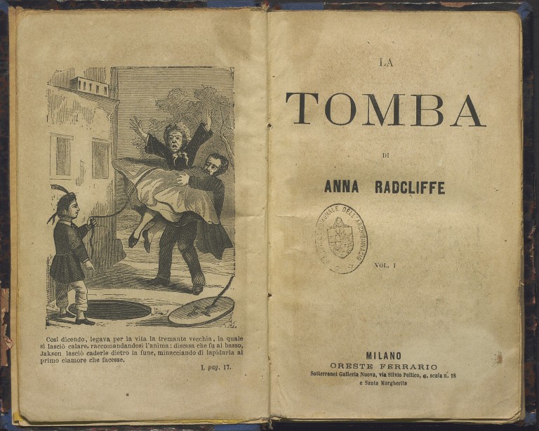 immagine di Ann Radcliffe, La tomba (s.d.)