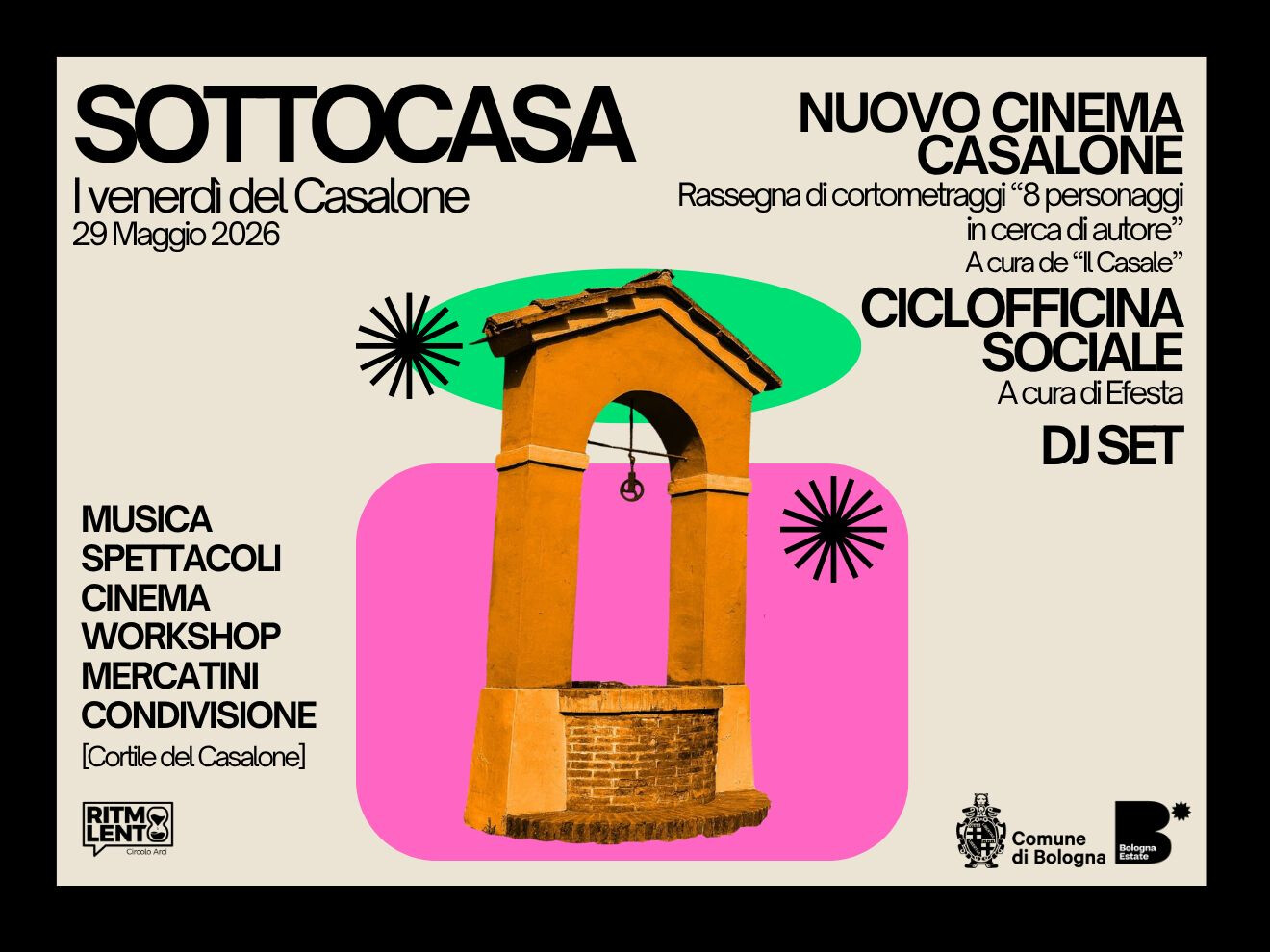 SOTTOCASA – i venerdì del Casalone | Evento del 29 maggio