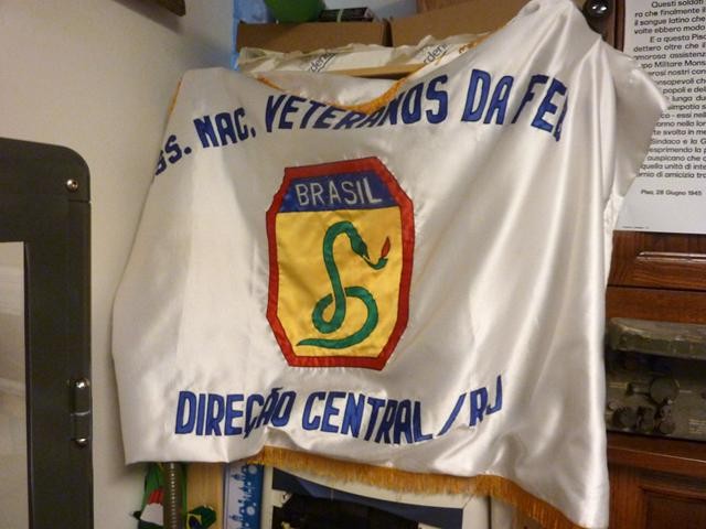 Vessillo dei veterani della FEB - Monumento Votivo Militare Brasiliano - Pistoia