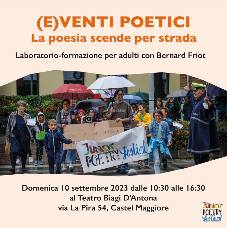 copertina di (E)VENTI POETICI. LA POESIA SCENDE PER STRADA
