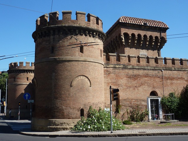 Rifacimento di Porta Saragozza (BO) come bastione medievale 