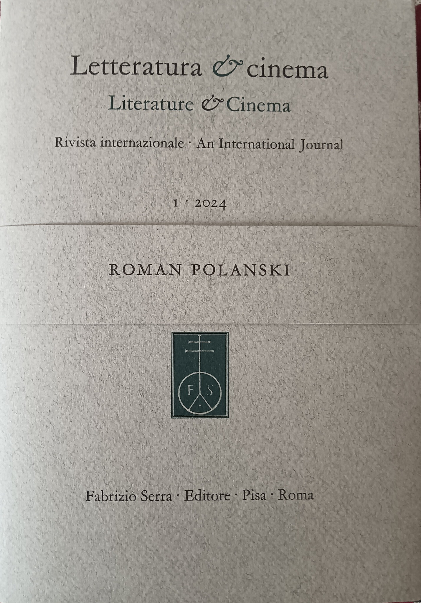 copertina di Letteratura e cinema