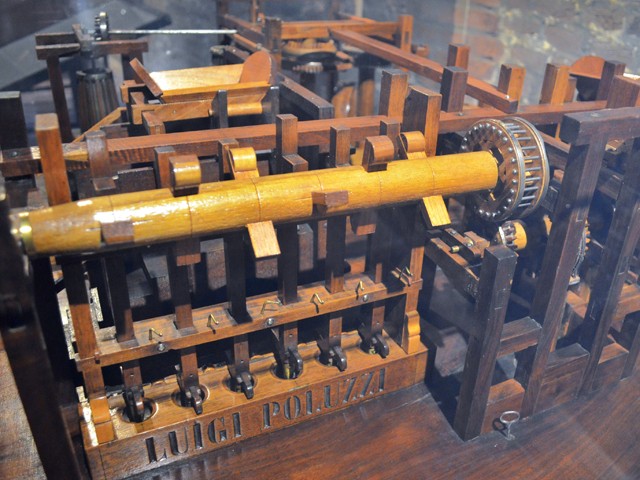 Modello di pila da riso presentato da Luigi Poluzzi all'Esposizione industriale del 1856 - Museo del Patrimonio industriale (BO)