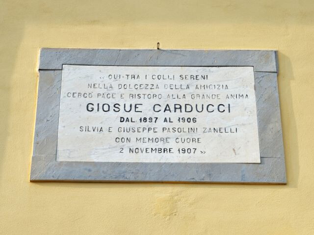 Lapide per Giosue Carducci