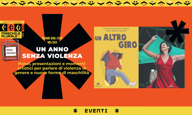 copertina di Un anno senza violenza - Aspettando Maschile Plurale