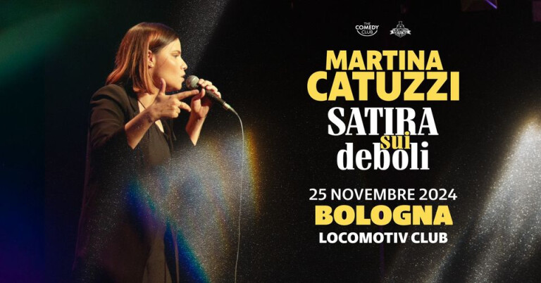 copertina di MARTINA CATUZZI – Satira sui deboli