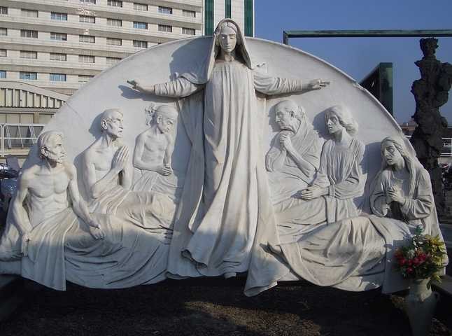 La Vergine tra i malati 